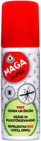 Kvadro Repelentas MAGA Super nuo uodų ir erkių 50ml