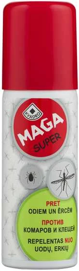 Kvadro Repelentas MAGA Super nuo uodų ir erkių 50ml