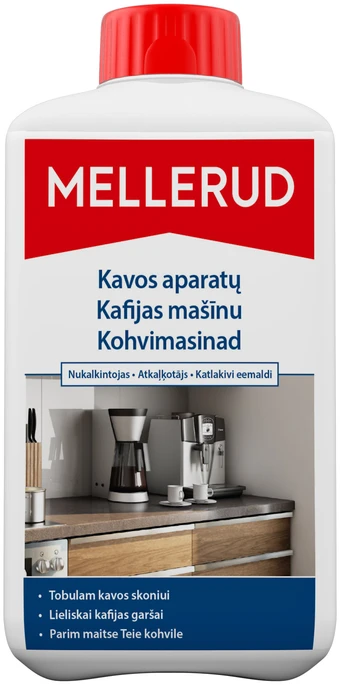 Kavos aparatų kalkių šalinimo priemonė MELLERUD, 1 l