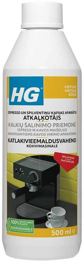 Kalkių šalinimo priemonė pupelių kavos aparatams HG 500ml