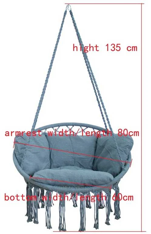 Domoletti HAMMOCK CHAIR 706A0P3_ COOLGREY