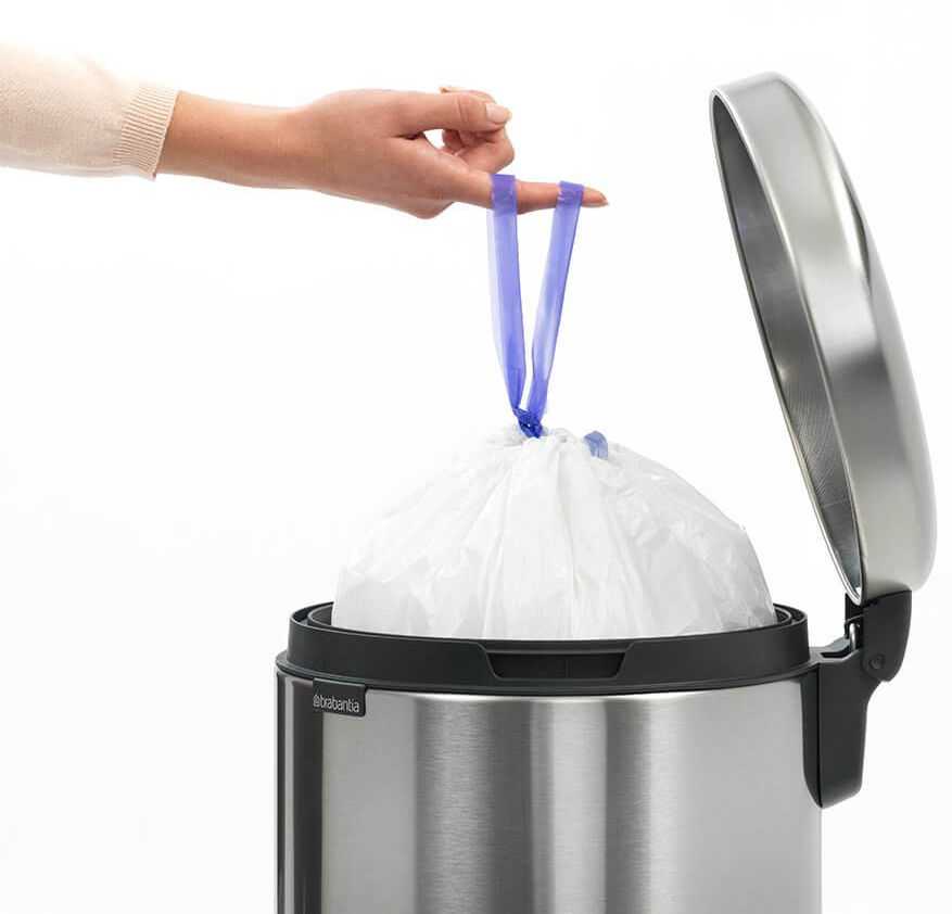 Brabantia Šiukšlių maišai D 15-20L (rit. 20vnt.) - Baltas