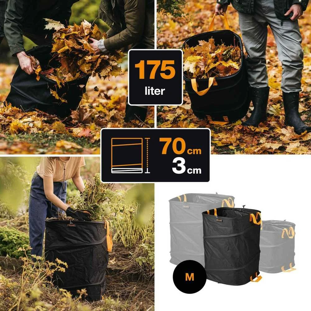 Fiskars Ergo Sodo krepšys M 175L