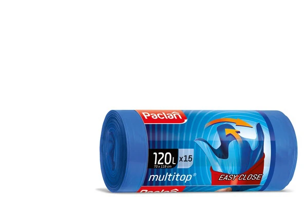 Atkritumu maisi Paclan 134900, 120 l, 15 gab.