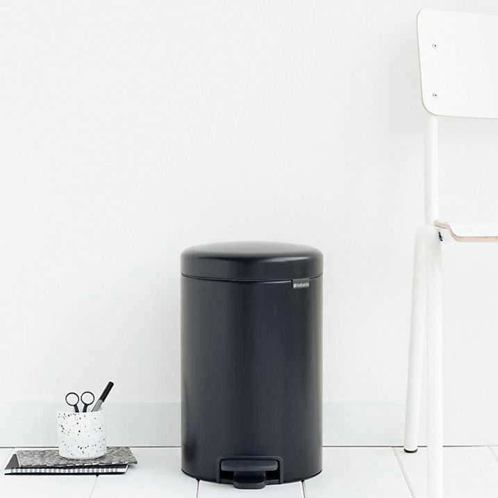 Brabantia Šiukšlių dėžė, NewIcon, 20L - Matt Juodas