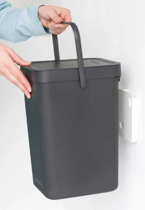 Brabantia atkritumu tvertne Sort&Go, 6l, pilkas