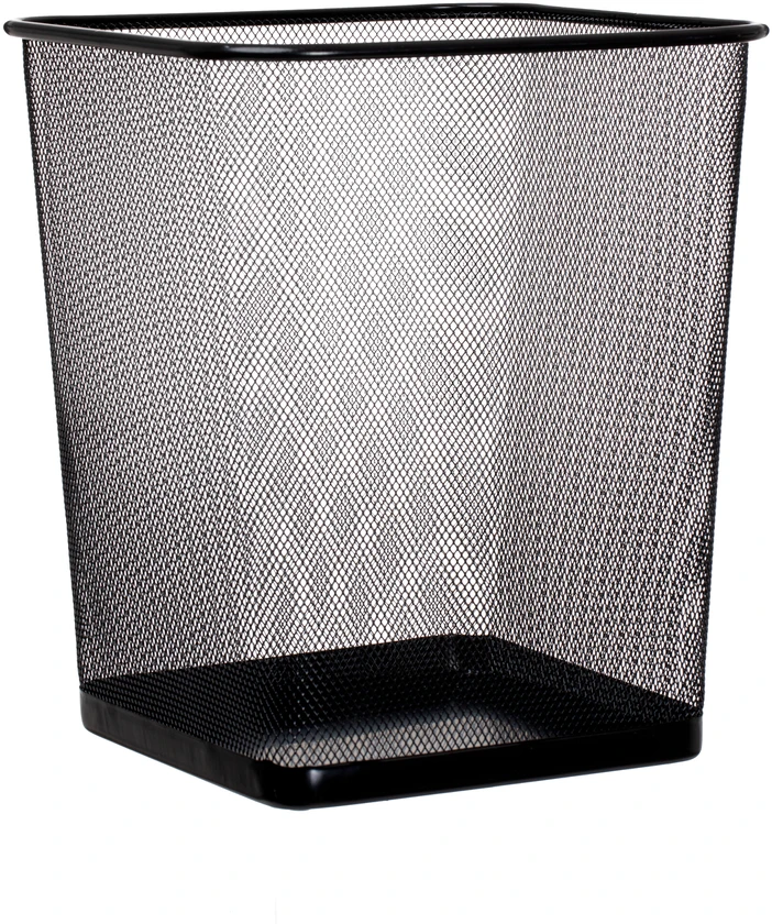 Kvadratinė šiukšliadėžė OKKO 68405, 20 l, juoda