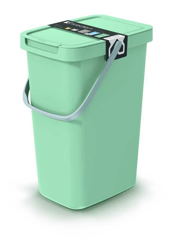 Atkritumu tvertne Prosperplast NHW12-5575C, 12 l l, zaļa krās.
