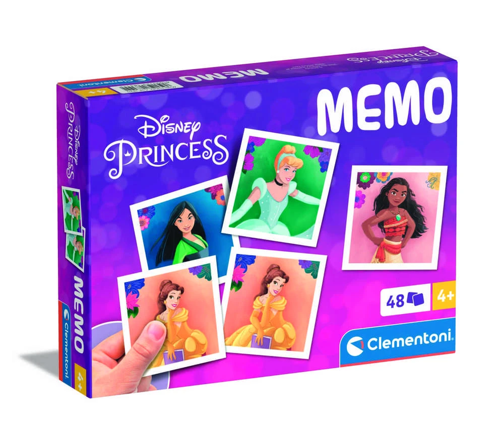 Lavinimo žaislas Clementoni Memo kortelės Princess 18311