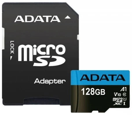 Atminties kortelė Adata Micro SDHC C10 Premier Adata, 128 GB, 85 Mb/s - 25 Mb/s