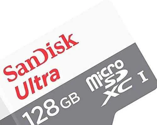 Atminties kortelė SanDisk Ultra Micro SDXC UHS-I Class 10, 128 GB, be adapterio