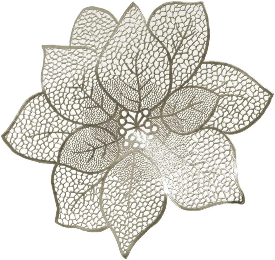 ATMOSPHERA PADĖKLIUKAS FLOWER 152721D AUKSO D44CM