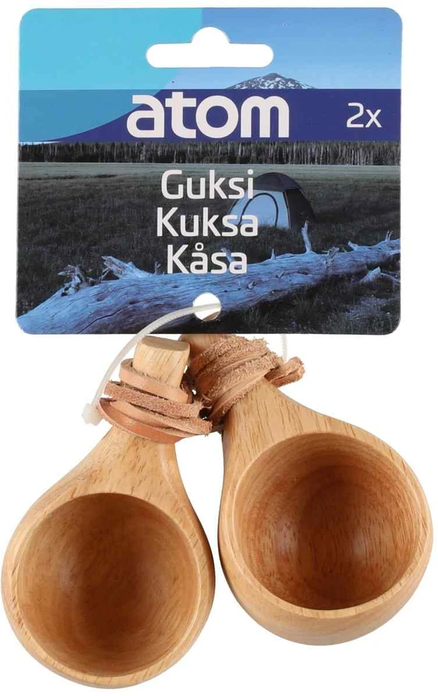 Atom Puodeliai mediniai turizmui 2 vnt