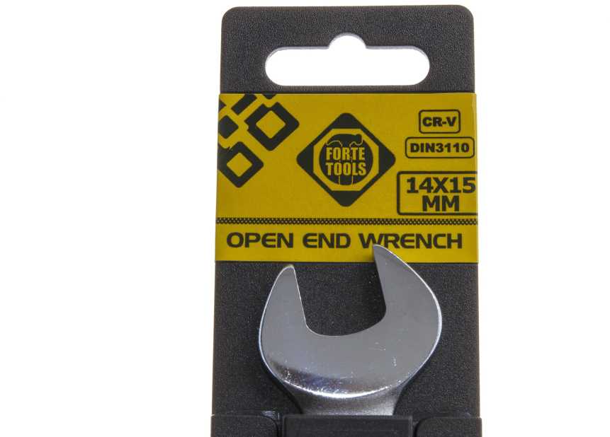 Raktas Forte Tools DIN3110, 412-1010, 185 mm, 14 - 15 mm