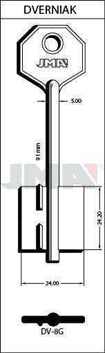 ATSLĒGAS SAGATAVE DV-8G ,JMA,