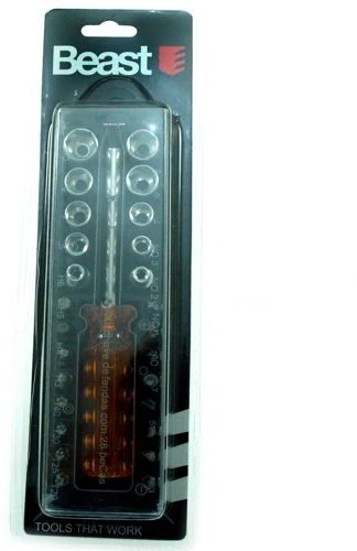Atsuktuvo rinkinys BEAST 1/4 colio, 28 vnt.