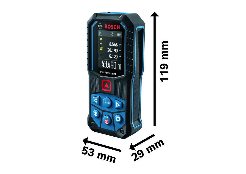 Bosch lazerinis atstumo matuoklis GLM 50-27 C 2x1.5V