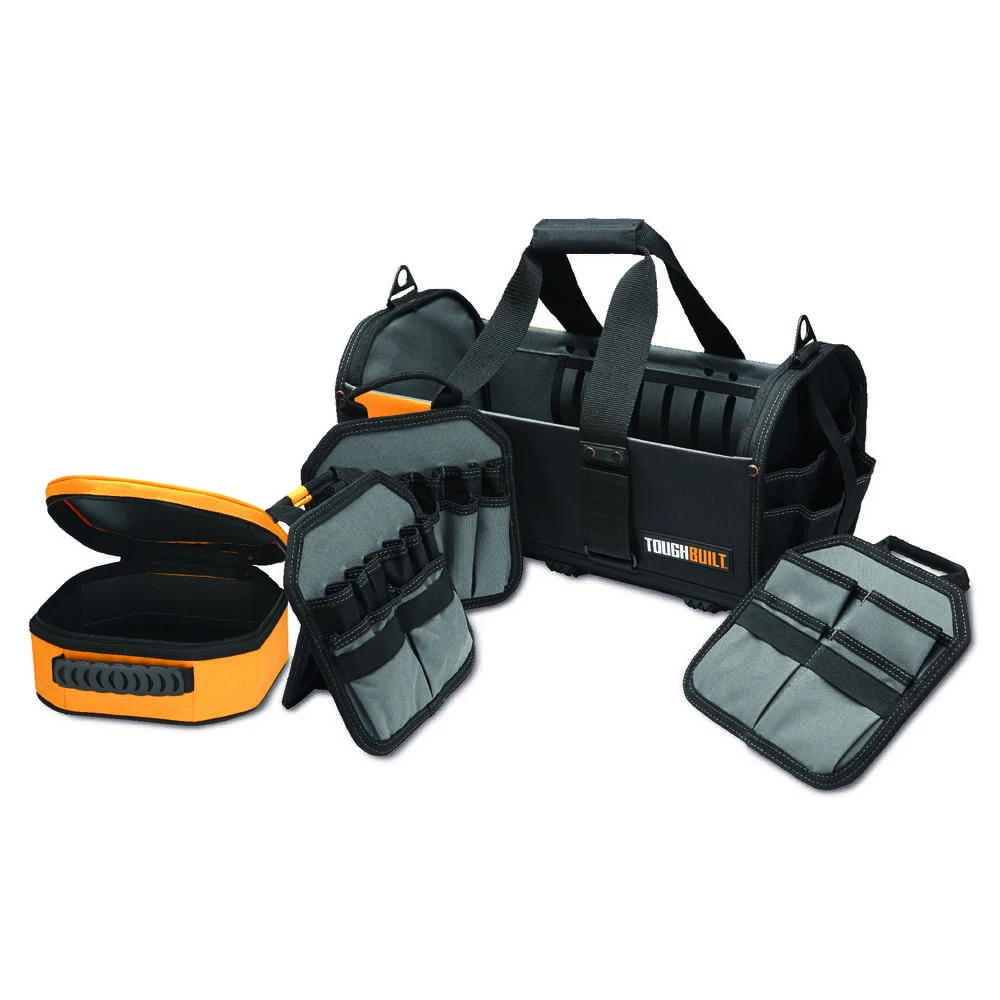 Atviras įrankių krepšys reguliujamais skirtukais ToughBuilt, 45 cm