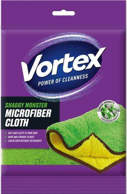 Šluostė Vortex Shaggy Monster, geltona, virtuvei