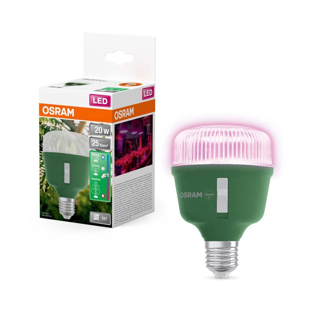 Augu augšanas gaisma Osram LED, E27, balta, E27, 20 W, 650 lm