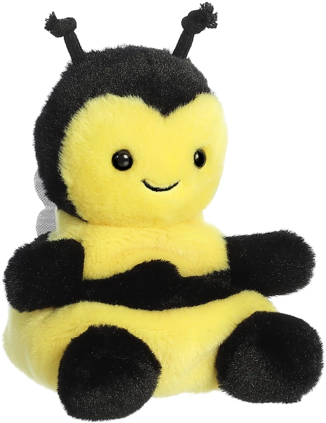 AURORA PALM PALS Pliušinė bitė, 12 cm aprašymas - Prekės nuotrauka