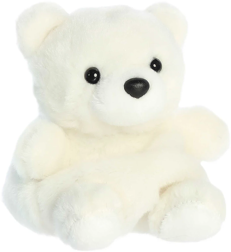 AURORA PALM PALS Pliušinis poliarinis lokys, 12 cm