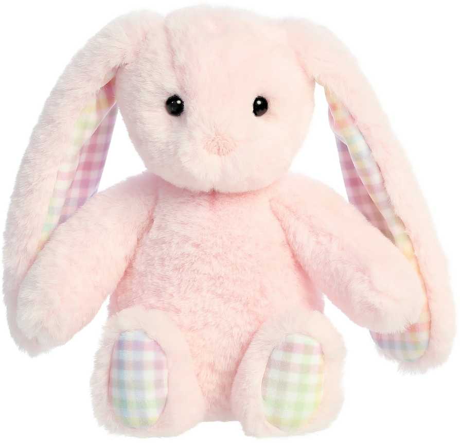 AURORA Pliušinis rožinis zuikis, 18 cm aprašymas - Prekės nuotrauka