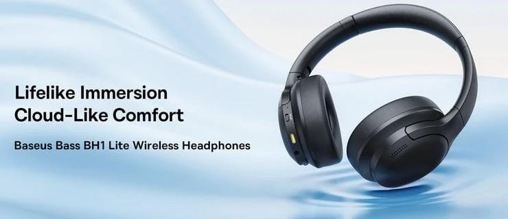 Ausinės BASEUS BASS BH1 LITE Juodas