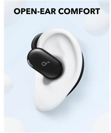 Anker „Soundcore v20i“ atviros „Bluetooth“ ausinės, juodos