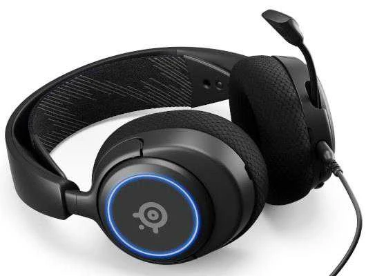Ausinės žaidimams su mikrofonu SteelSeries Arctis Nova 3 Over-Ear, Juodos spalvos