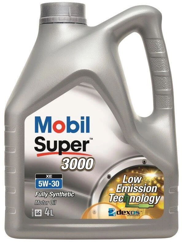 Auto dzinēja eļļa Mobil Super 3000 XE 5W - 30, sintētiskais, 4 l