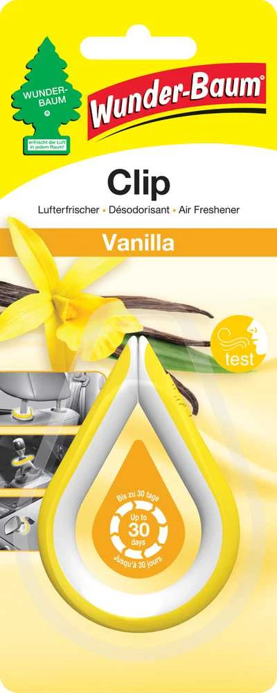 Automobilių oro gaiviklis Wunder-Baum Clip Vanilla