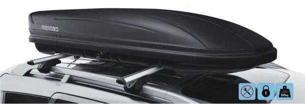Automobilinė bagažinė Menabo Marathon Dark, 400 l