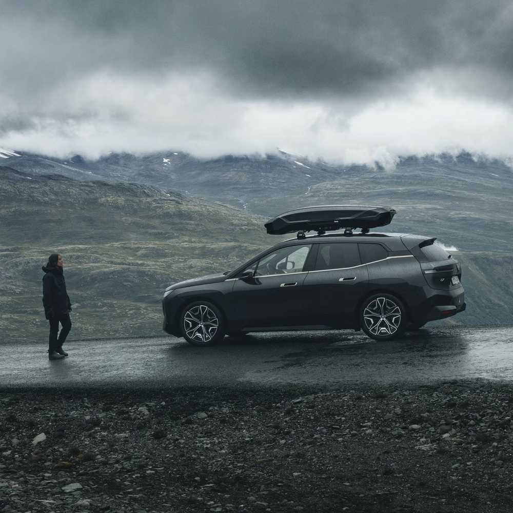 Automobilio stogo bagažinė Thule Motion 3 L, titano