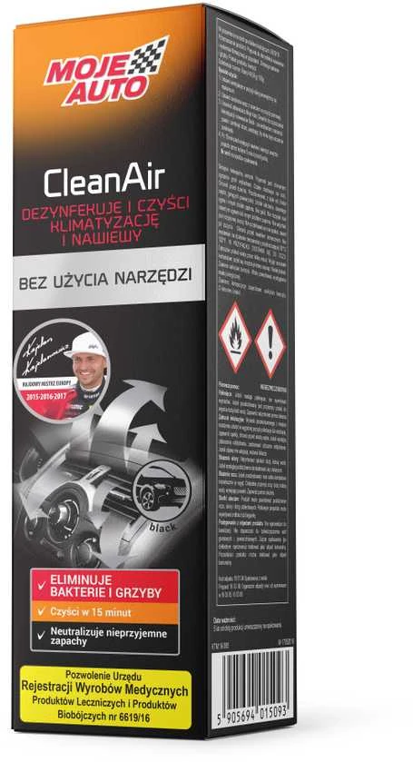 Moje Auto Blow Oro kondicionieriaus gaiviklis 150 ml Juodas