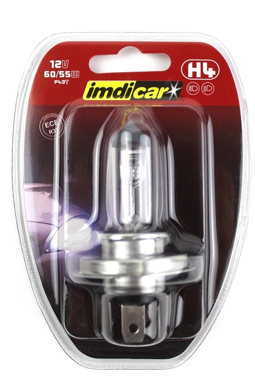 Auto spuldze Imdicar JMB-801, halogēnā spuldze, caurspīdīga krās., 12 V