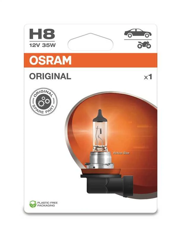 Automobilio lemputė Osram 64212-1BL, halogeninė, skaidri sp., 12 V