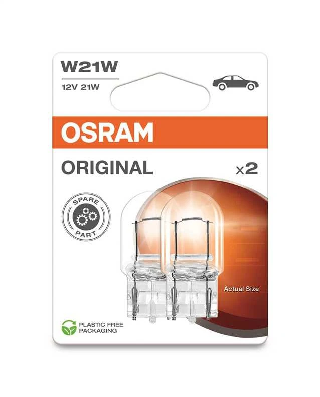 Automobilio lemputė Osram 7505-2BL, kaitrinė, skaidri sp., 12 V