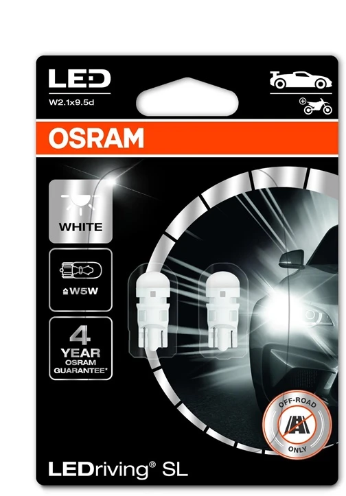 Automobilio lemputė Osram 7506DWP-2BL, led, balta sp., 12 V