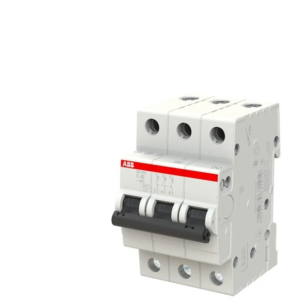 Automatinis jungiklis ABB SH203, 3P, C, 40A, 6kA