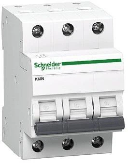 Automatinis jungiklis „Schneider Electric K60N“, 3P, C, 6kA, 20 A