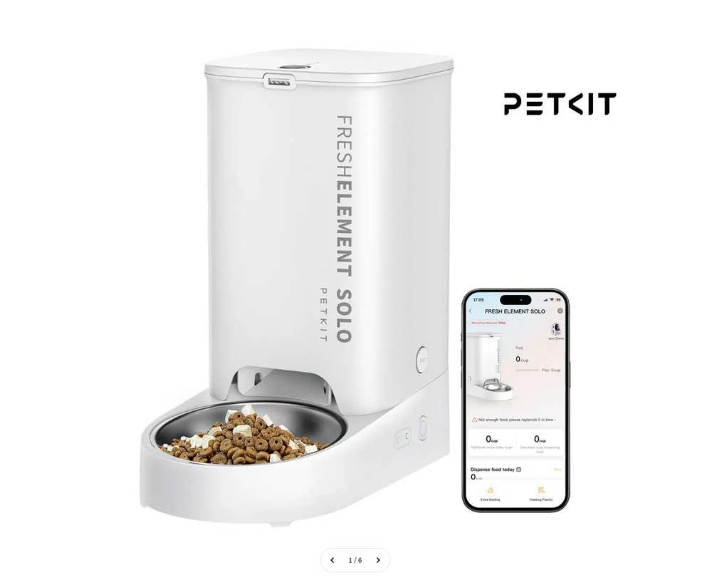 PETKIT | Tiektuvas | P570 (D4) Fresh Element Solo | Talpa 3 L | Baltas