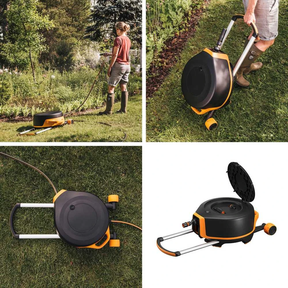 Automatinė ritė su žarna Fiskars 1067548, 60 cm