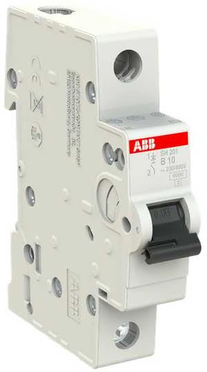 Automatinis jungiklis ABB SH201, 1P, B, 10A, 6kA