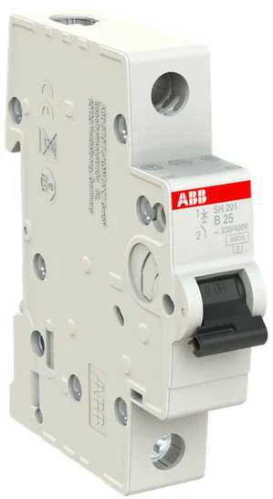 Automatinis jungiklis ABB SH201, 1P, B, 25A, 6kA