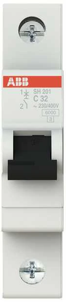 Automatinis jungiklis ABB SH201, 1P, C, 32A, 6kA
