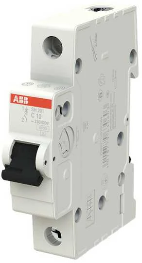Automatinis jungiklis ABB SH201, 1P, C, 10A, 6kA