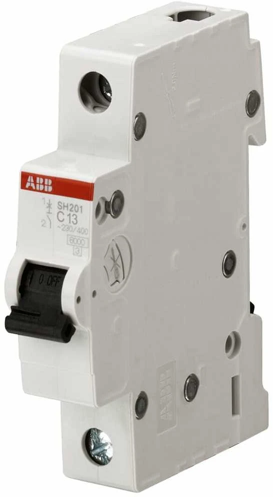 Automatinis jungiklis ABB SH201, 1P, C, 13A, 6kA