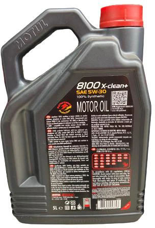 Alyva MOTUL 8100 X-clean+ 5W30 5ltr (106377)