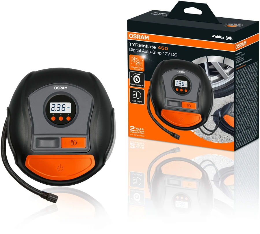 Automobilio pompa Osram inflate 450